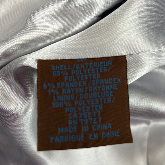 Vroom & Dressman Youth Black Pinstripe Blazer - Picture 5 of 10